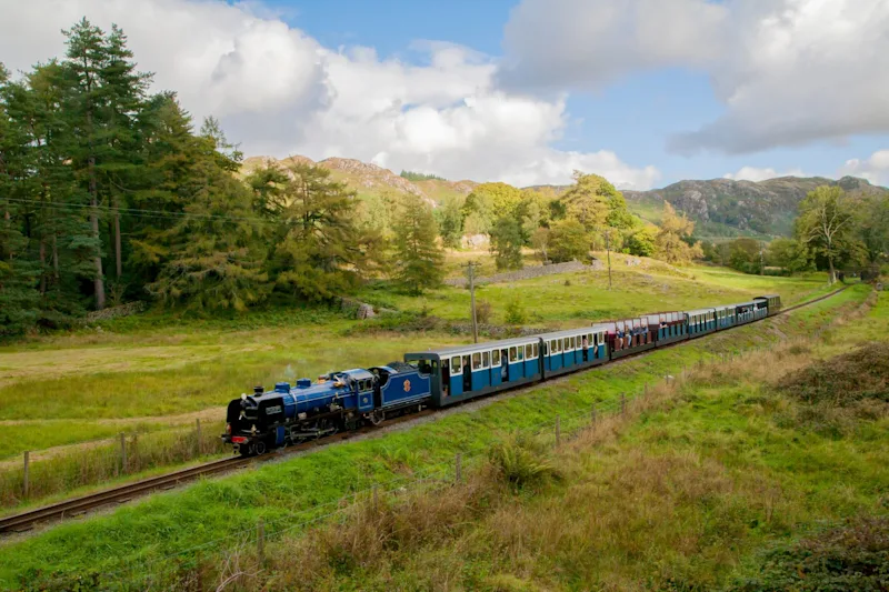 Ravenglass and Eskdale Steam Railway in the Lake District