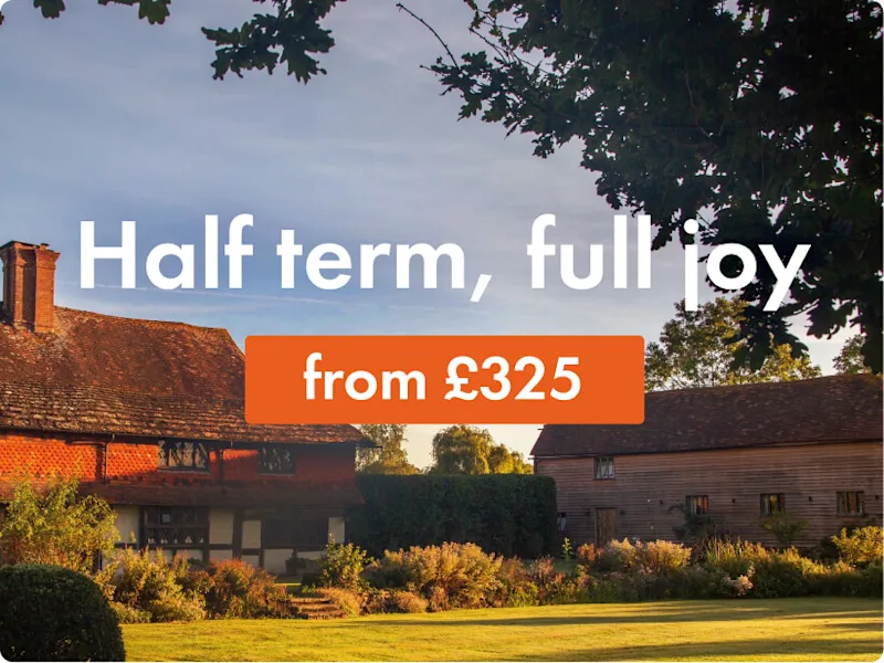 October half-term cottages