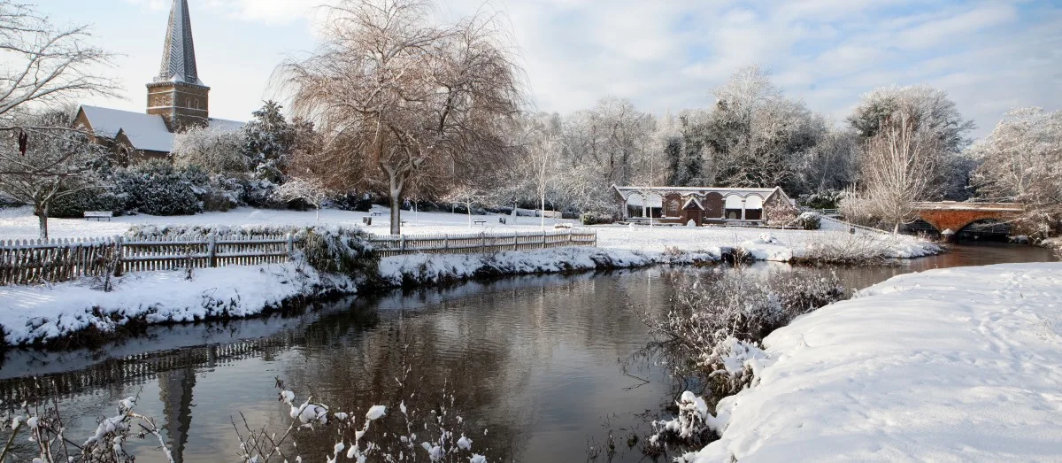 Godalming, Surrey in Winter