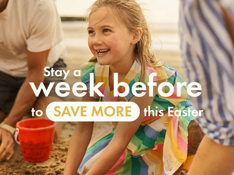 Stay a week before to save more this Easter