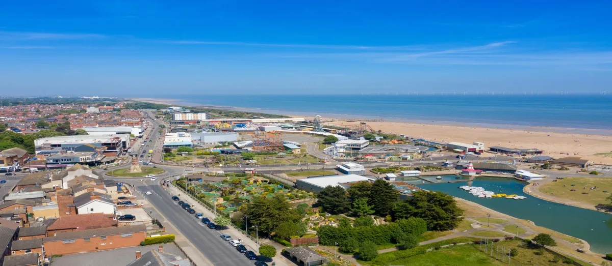 Skegness on the Lincolnshire coast in England