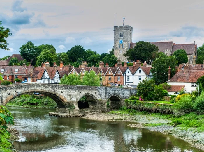 Aylesford, Maidstone, Kent and the River Medway