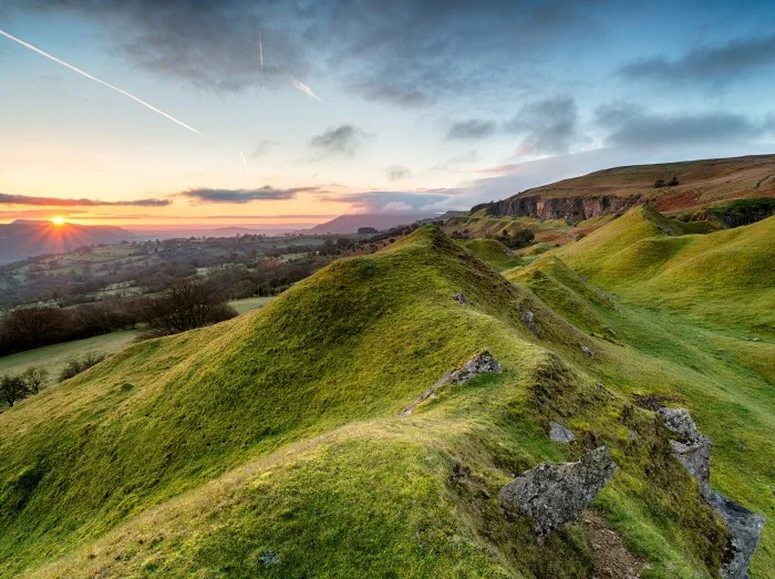 Sunrise in the Brecon Beacons