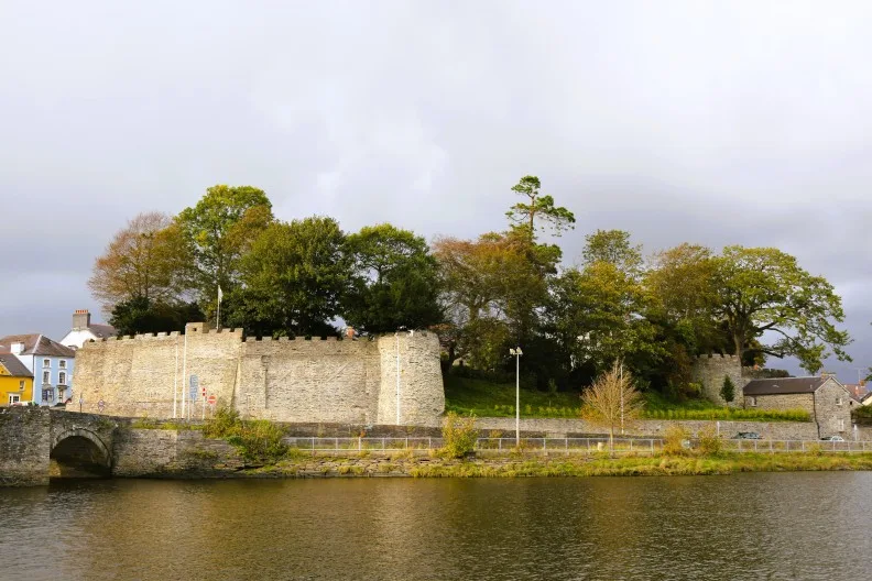 Cardigan Castle, Ceredigion, Wales, UK