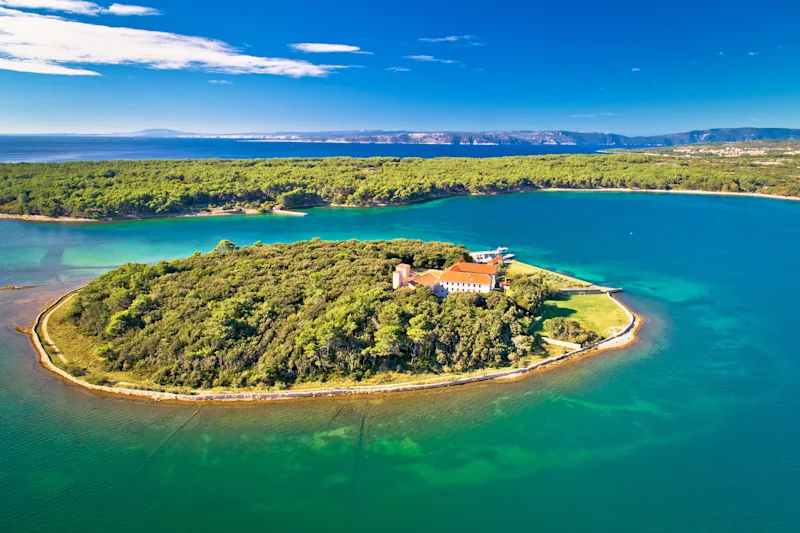 Klosterinsel Košljun in der Nähe von Krk