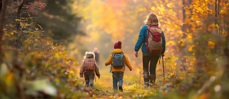 Family hike in the Lake District