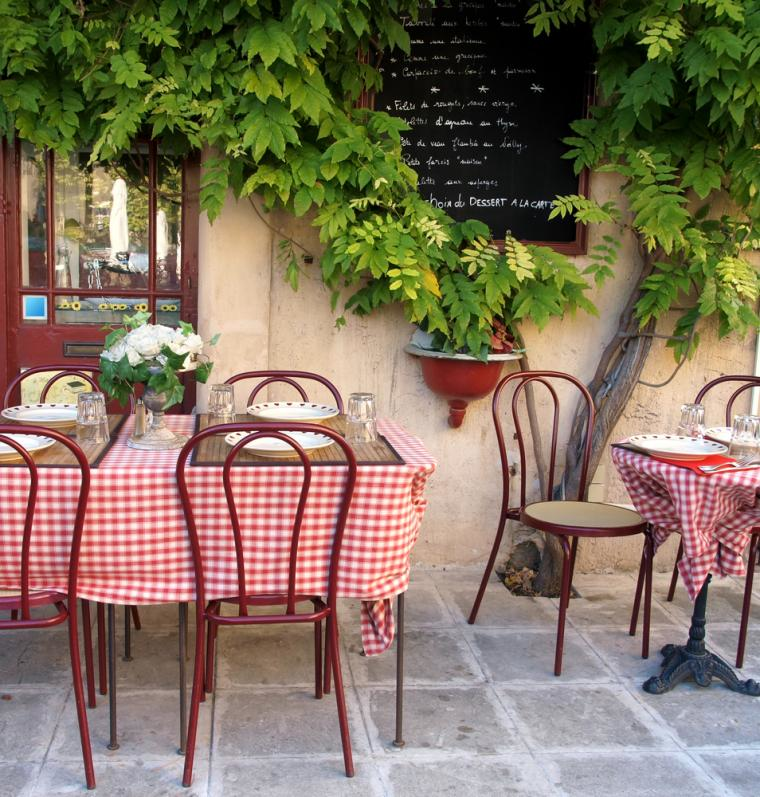 Café in der Provence - Ferienhaus Provence