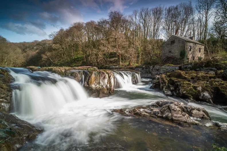 Cenarth Falls, Ceredigion, Wales, UK