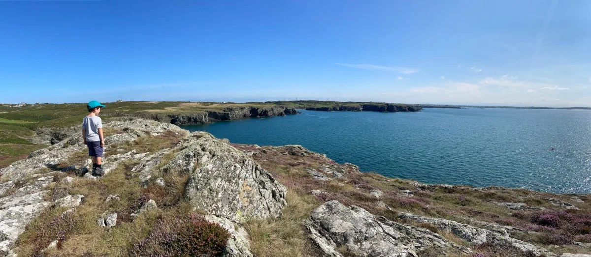 Sea views in Holyhead in Anglesey, Wales