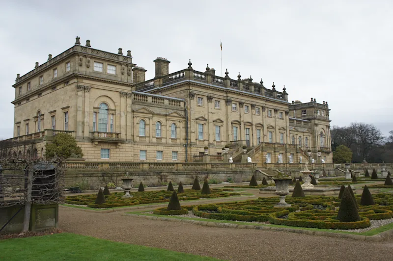 Harewood House near Leeds in West Yorkshire, England, UK