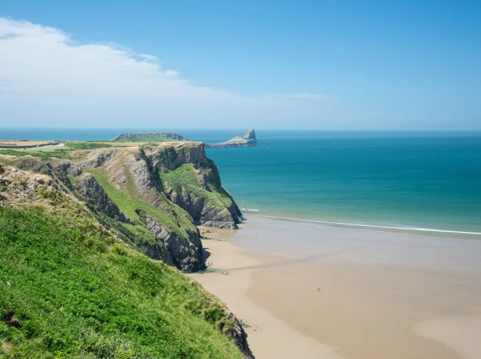 Rhossili Bay Beach, Wales, 
