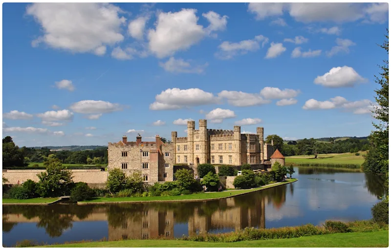 View of Leeds Castle in Kent