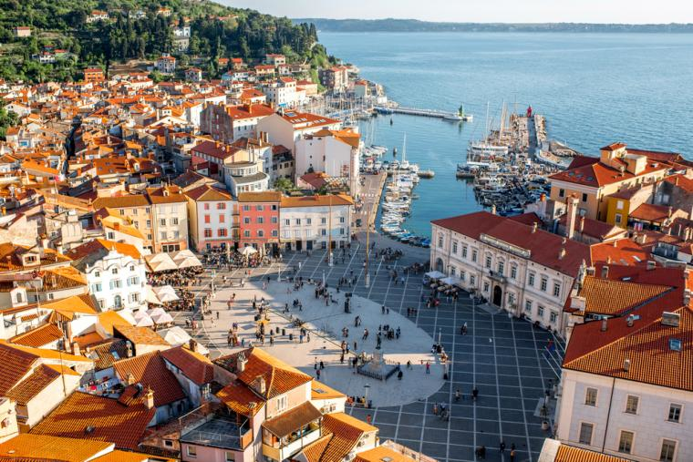 Wybrzeże Słowenii - miasto Piran