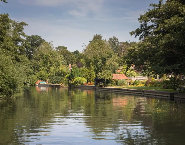 Waterside Cottages in the Norfolk Broads