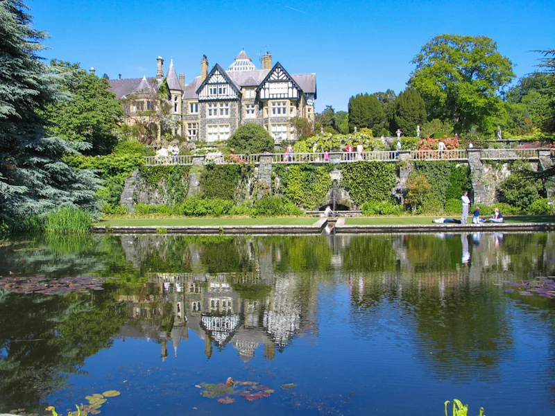 The National Trust's Bodnant Garden in North Wales, UK