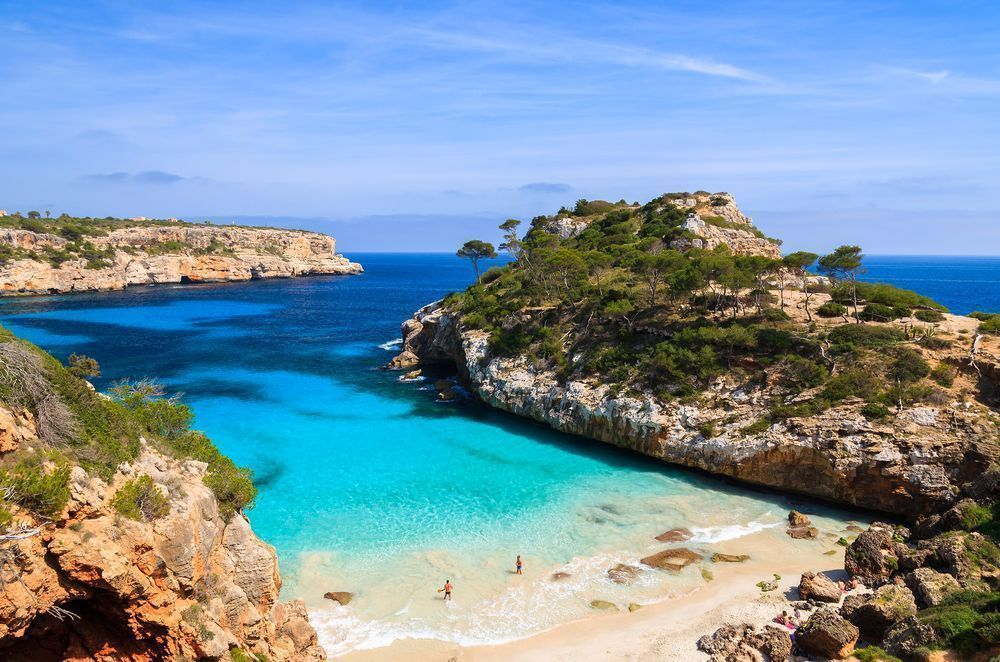 Strand på Mallorca