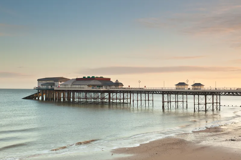 Cromer Pier on the North Norfolk Coast, England, UK