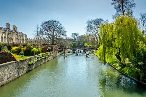 Punting in Cambridgeshire