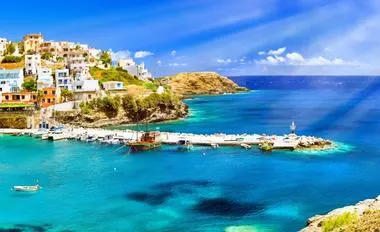 Het eiland Kreta in Griekenland