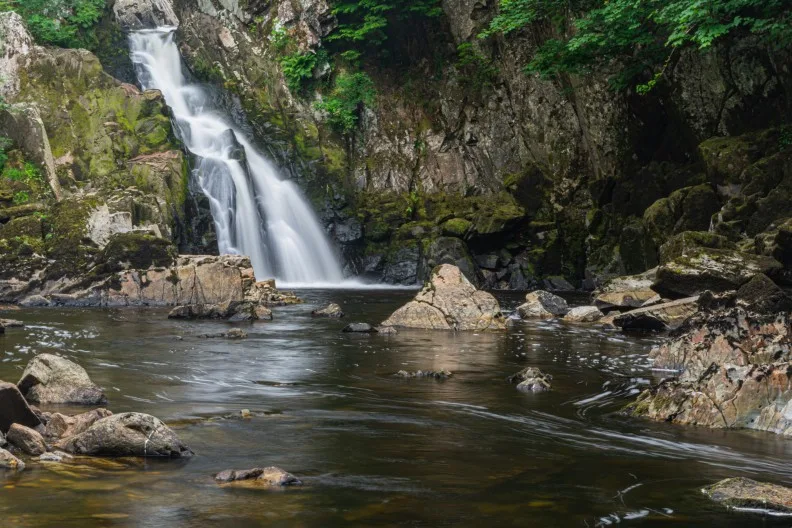 Conwy Falls, County Conwy, Wales, UK