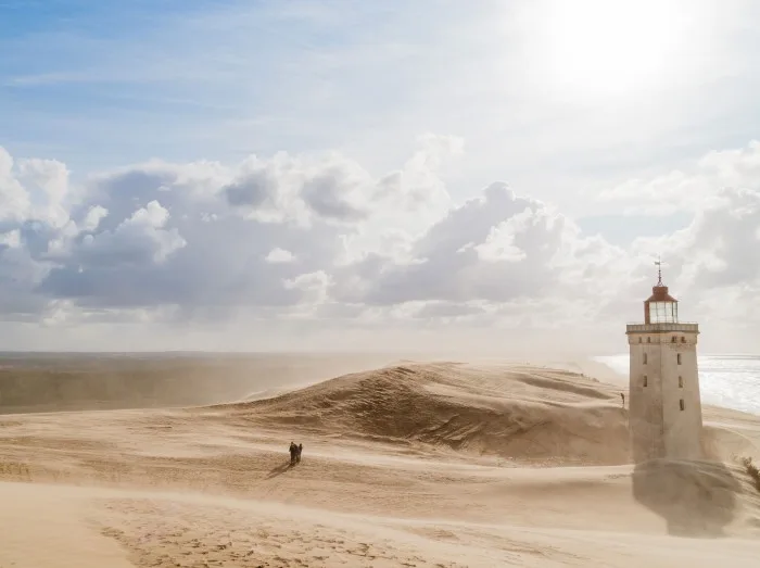 Sommerhuse ved Vesterhavet