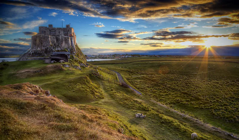 Lindisfarne Castle at Holy Island 