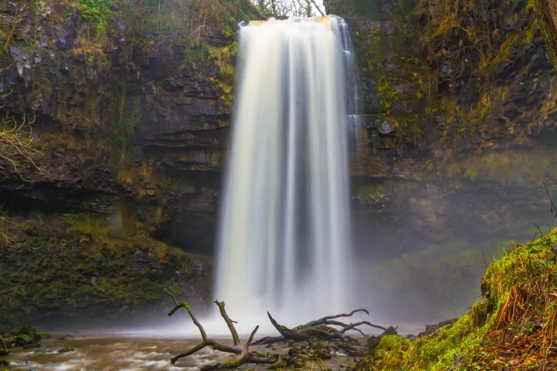 Henrhyd Falls, Powys, Wales, UK