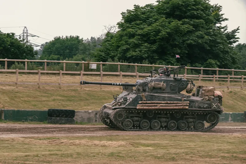 Sherman WW2 tank at Bovington Tank Museum, Wareham, Dorset, England, UK