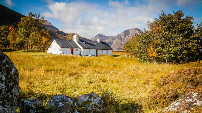 Cottage in the Scottish Highlands