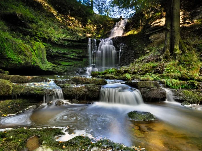 waterfall in yorkshire dales