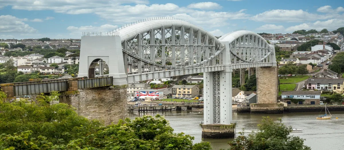 The Royal Albert Bridge in Saltash