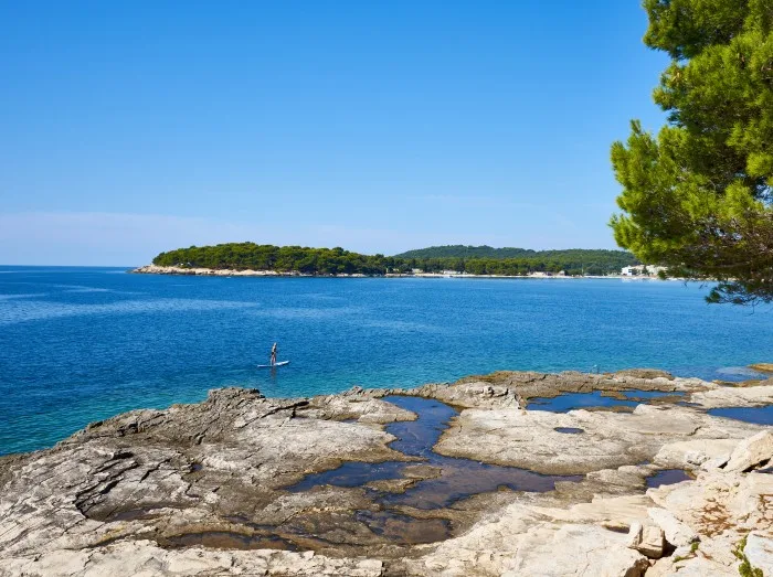 Wunderschöne Bucht in Istrien, Kroatien.