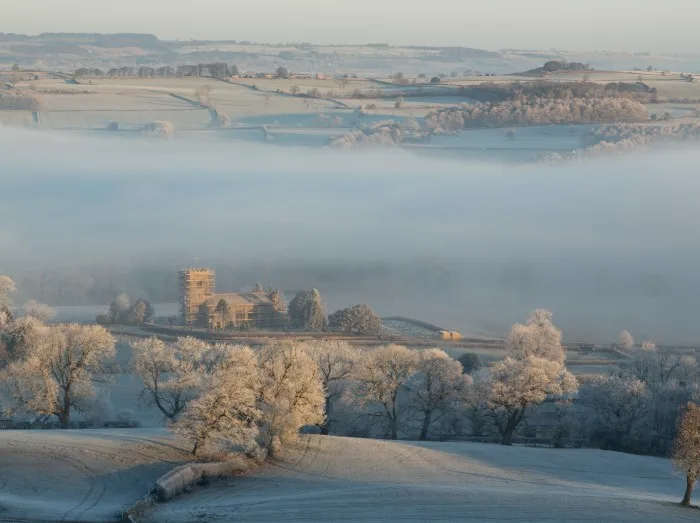 East Witton misty morning