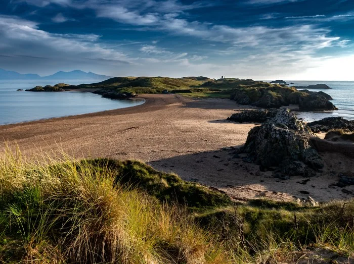 Island Ynys Llanddwyn At Newborough Beach At The Atlantic Coast Of North Wales,
