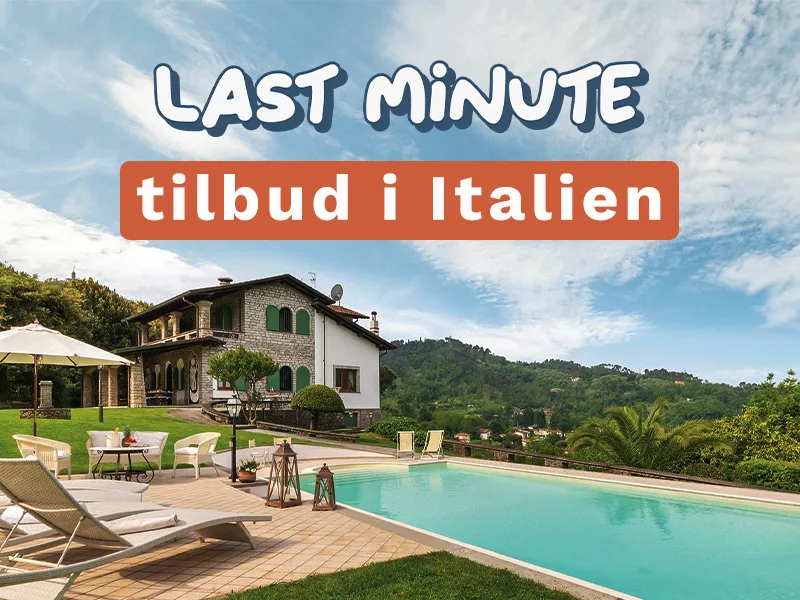 Spar op til 40% på sommer i Italien. 