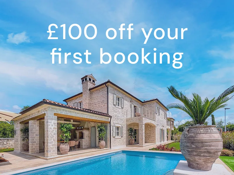 £100 off your first booking - on top of other discounts.