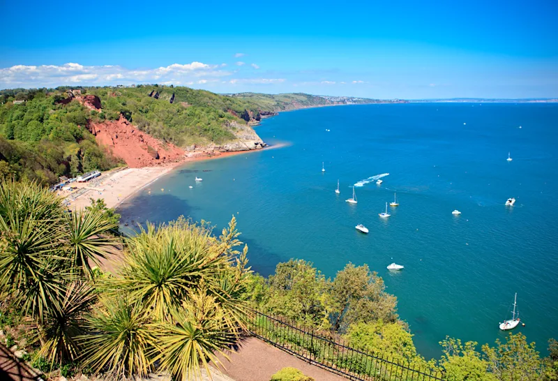 Babbacombe Beach, Devon, UK