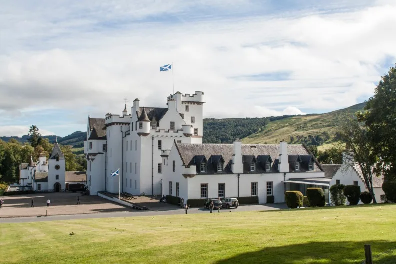 Blair Castle, near Blair Atholl, Pitlochry, Perthshire, Scotland, UK