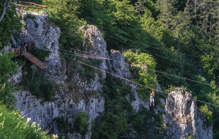 Zipline in Pazin