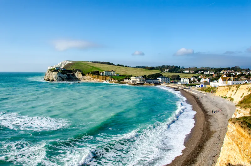 Freshwater Bay and Tennyson Down on the Isle of Wight