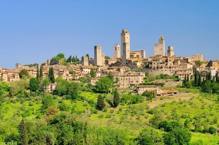Bekijk de torens met een vakantiehuis in San Gimignano