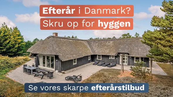 Efterårstilbud på sommerhuse i Danmark hos NOVASOL