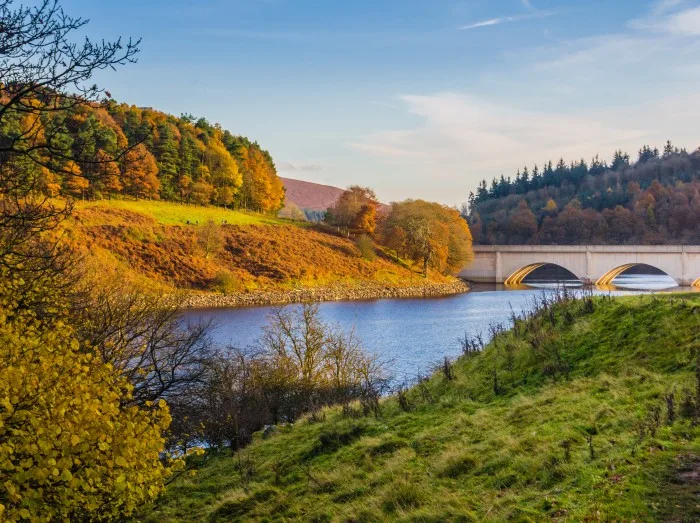 Ladybower Reservoir in Autumn