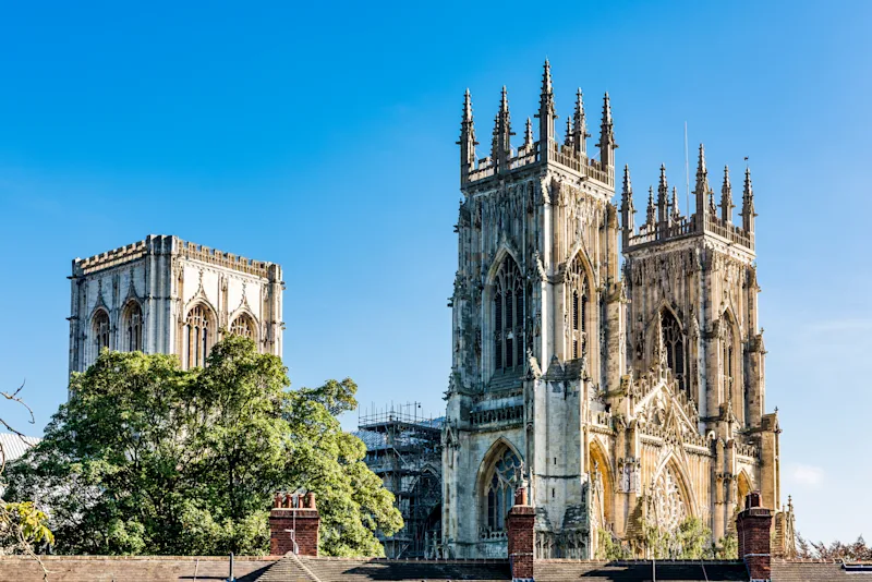 York Minster, cathedral in York City Centre, Yorkshire, England, UK