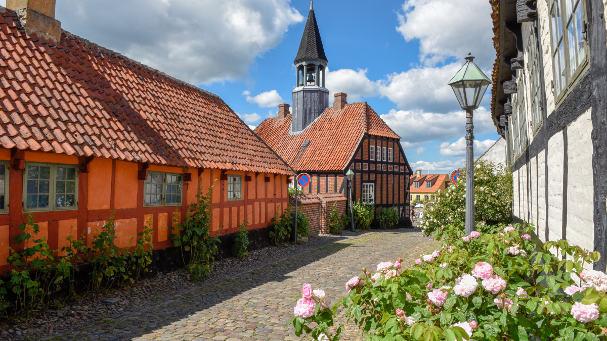 Altstadt von Ebeltoft.