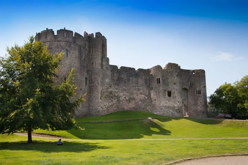 Chepstow Castle, Monmouthshire, Wales, UK