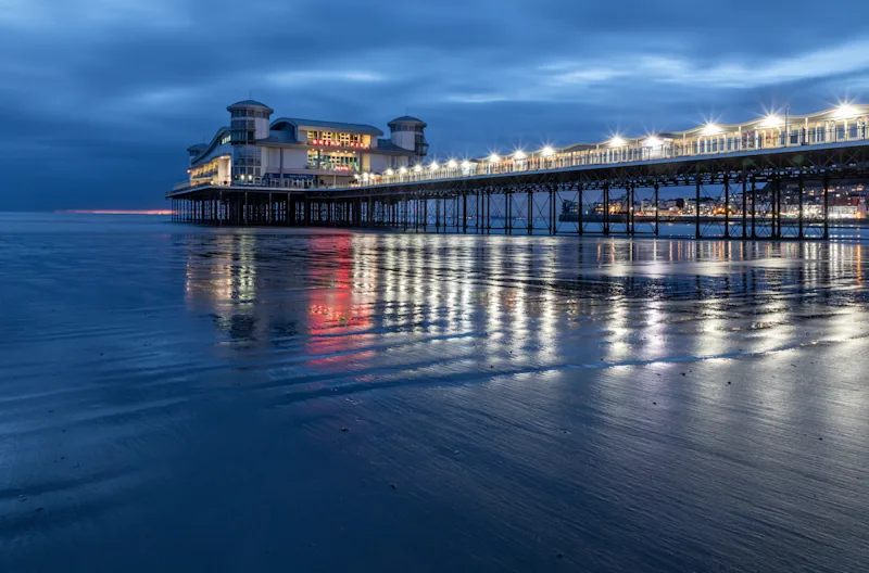 Grand Pier, Weston-super-Mare, Somerset, England, UK