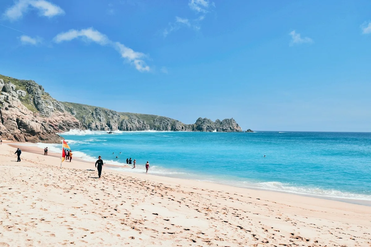 Porthcurno beach