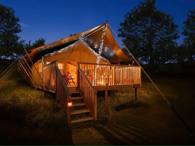 Glamping in Devon