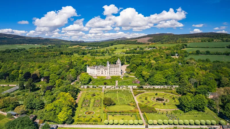 Dunrobin Castle, Golspie, Sutherland, Scottish Highlands, Scotland, UK